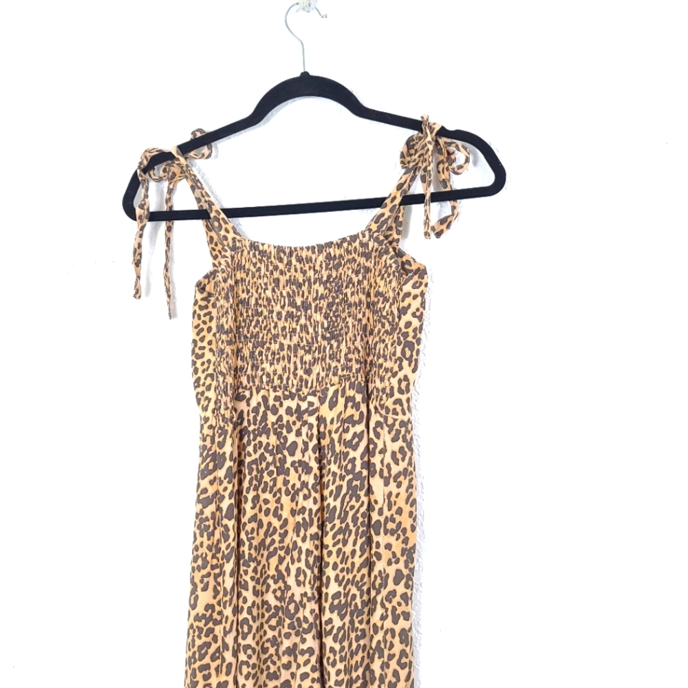FAITHFULL THE BRAND Elsa Leopard Animal Print Jumpsuit - Picture 13 of 14